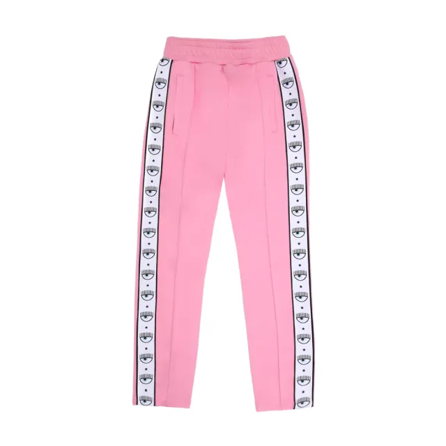 【Chiara Ferragni】眼睛LOGO 80S運動褲(原廠公司貨)