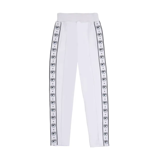 【Chiara Ferragni】眼睛LOGO 80S運動褲(原廠公司貨)
