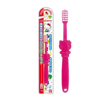 【BANDAI】Hello Kitty牙刷Ⅱ-1入(兒童牙刷/1.5歲起/日本製)