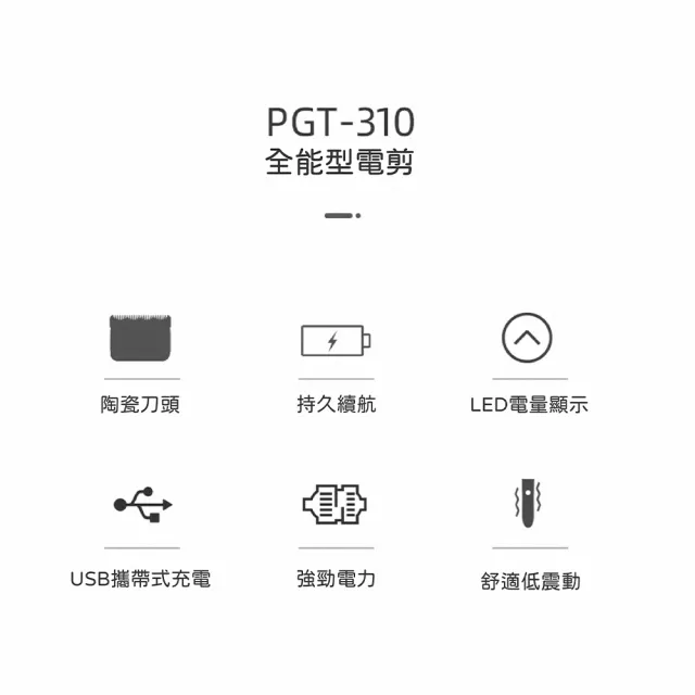 【神寶寵物】全能小可愛PGT-310小電剪(基礎電剪)