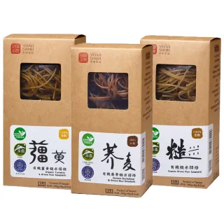 【源順】有機無麩質米麵條綜合口味3盒組(240g/盒)