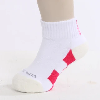 【Vital Silver 銀盾】維克纖運動童襪-白色超值六雙組(童運動機能臭機能棉短襪-台灣製造)