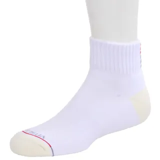 【Vital Silver 銀盾】維克纖運動短襪-白色超值六雙組(男女運動休閒襪除臭機能襪-台灣製造)