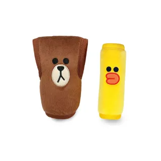 【LINE FRIENDS】FACE 排檔頭+把手護套組-熊大&莎莉(台灣製)