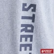 【5th STREET】男印花登機條短袖T恤-麻灰