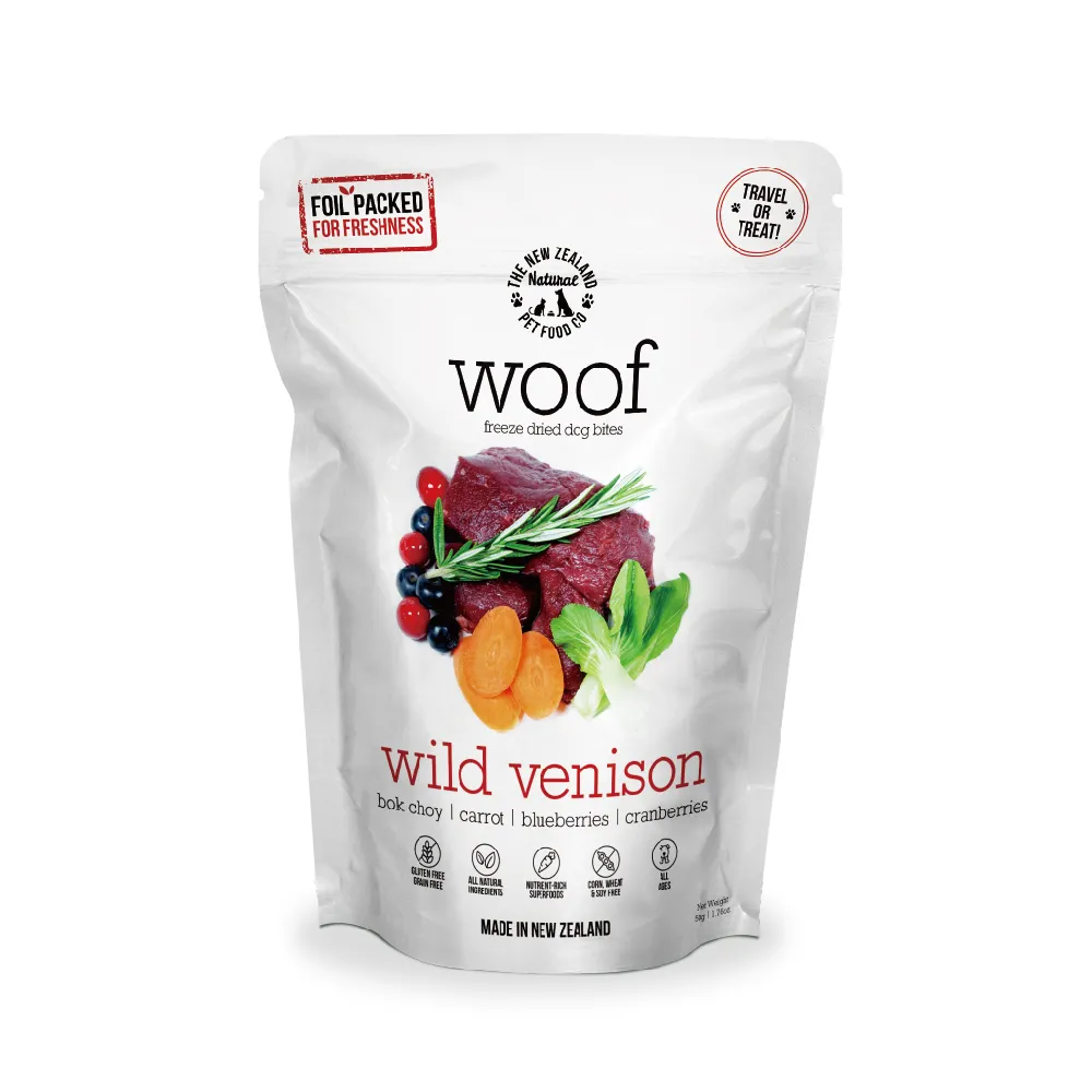 【NZ Natural鮮開凍】woof狗狗冷凍乾燥生食餐50g