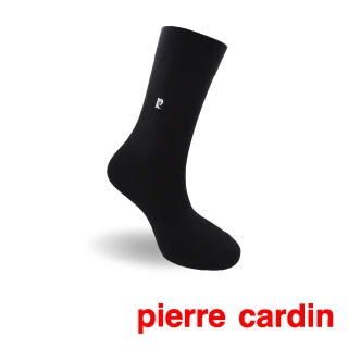 【pierre cardin 皮爾卡登】輕薄直紋休閒襪-黑(休閒襪/男襪)