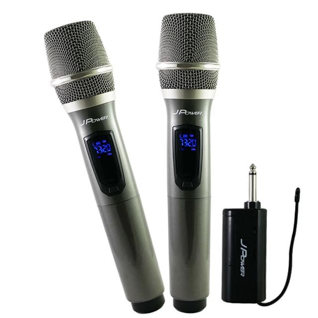 【J-POWER 杰強】震天雷UHF無線麥克風-雙機型(JP-UHF-888)