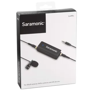 【Saramonic楓笛】全指向性領夾式可監聽麥克風混音器LavMic