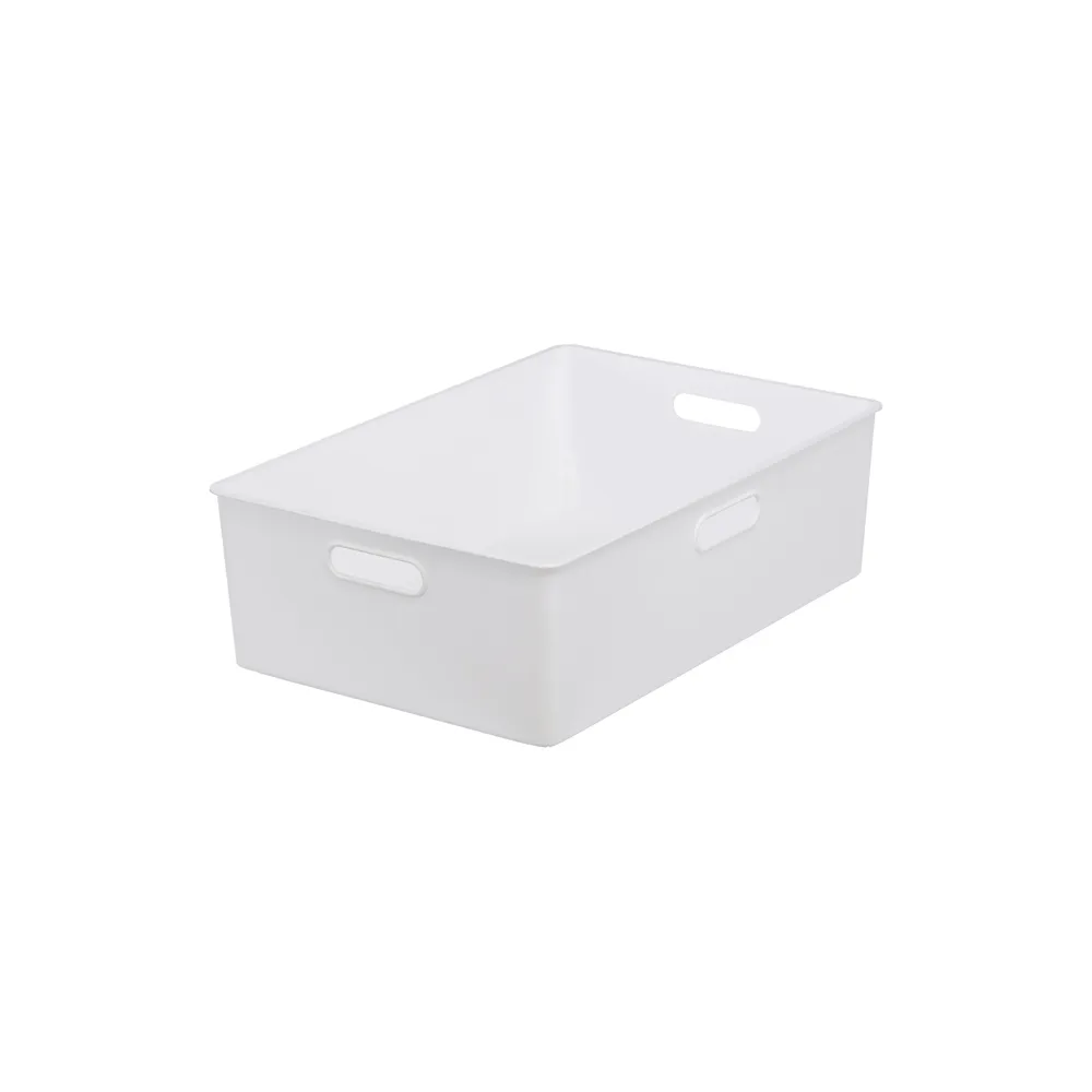 【KEYWAY 聯府】3入組合-喜多儲物盒L+XL 白(附蓋 堆疊收納 整理盒 置物盒 MIT台灣製造)