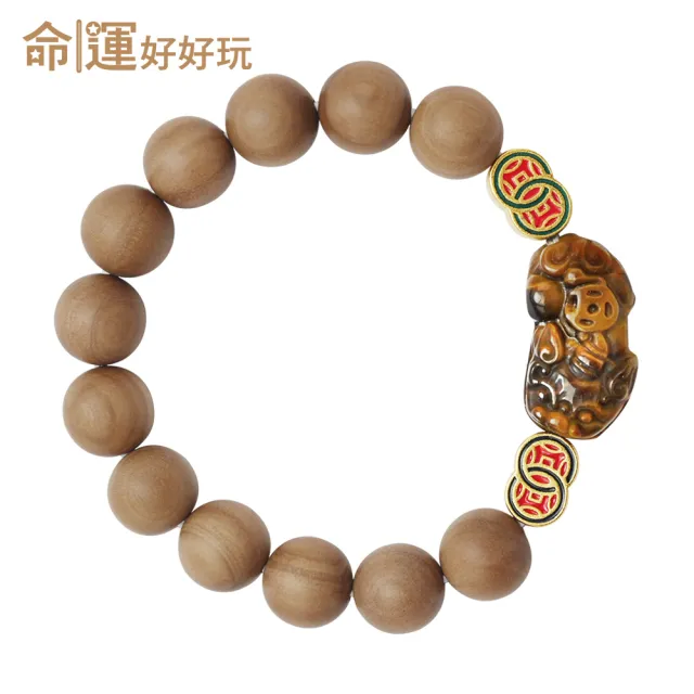 【命運好好玩】咬錢貔貅老山檀香手珠
