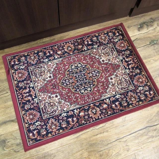 【范登伯格】比利時 紅寶石古典絲質地毯-喜藤(50x70cm)