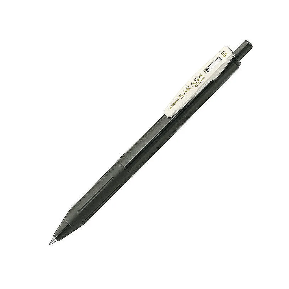 【ZEBRA 斑馬牌】SARASA CLIP 0.5典雅風鋼珠筆 墨魚黑(3入1包)
