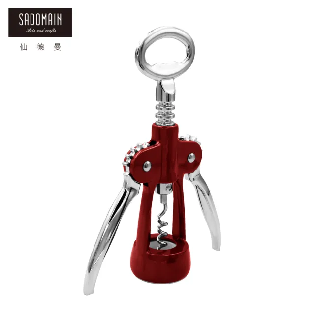 【仙德曼 SADOMAIN】鋅合金羽翼紅酒開瓶器(開瓶器/開瓶神器)