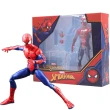 【TDL】漫威英雄蜘蛛人模型玩具公仔關節可動玩偶附展示架 689026(平輸品)