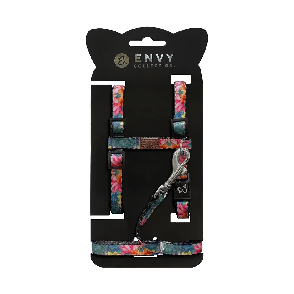 【ENVY COLLECTION】熱帶天堂鳥貓胸背帶(背帶+牽繩)