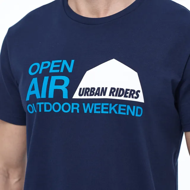 【Lee 官方旗艦】男裝 短袖T恤 / Outdoor Weekend 藏青 標準版型 / Urban Riders 系列(LL20016666T)
