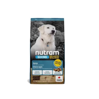 【Nutram 紐頓】S10均衡健康系列-雞肉+燕麥老犬 2kg/4.4lb(狗糧、狗飼料、犬糧)