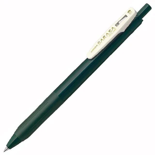 【ZEBRA 斑馬牌】JJ15 SARASA CLIP 0.5典雅風鋼珠筆 綠黑(3入1包)