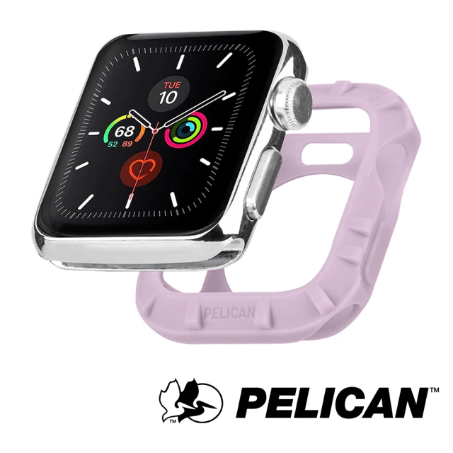 PELICAN 派力肯 Apple Watch 38-40mm 1-6代/SE Protector(保護者保護殼- 淡紫色)