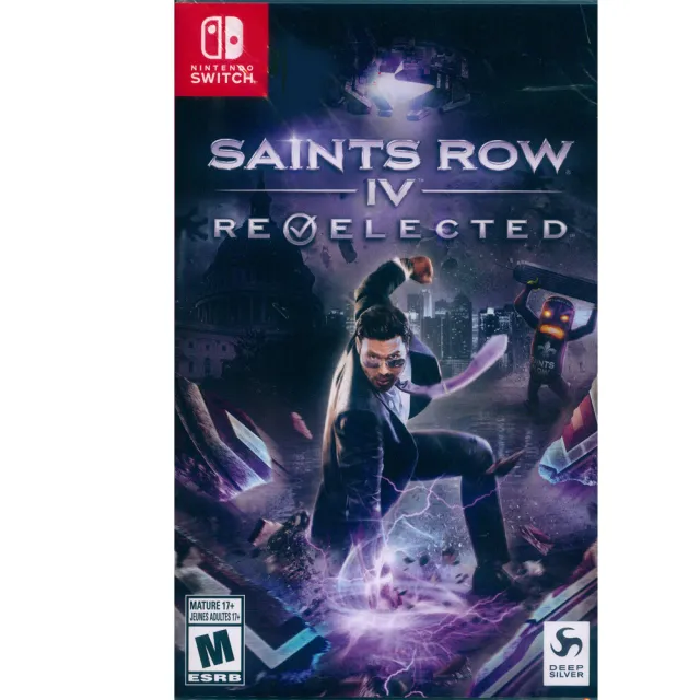 【Nintendo 任天堂】NS Switch 黑街聖徒 4：再次當選 英文美版(Saints Row IV: Re-Elected)