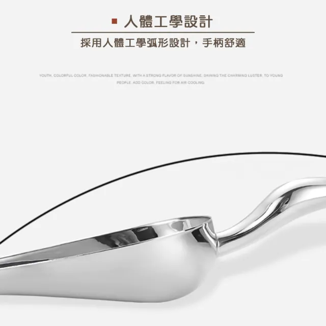 【樂邁家居】食品級304不鏽鋼 咖啡豆鏟 冰塊鏟 茶葉杓(25.5cm 咖啡豆鏟)