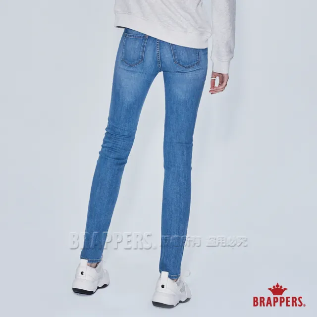 【BRAPPERS】女款 新美腳 ROYAL系列-中低腰彈性九分褲(淺藍)
