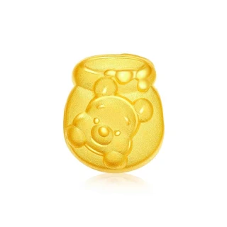 【周大福】小熊維尼系列 維尼的蜂蜜罐黃金路路通串珠