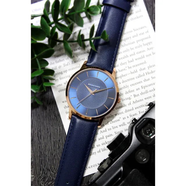 【Relax Time】Classic 經典系列手錶-藍/42mm 母親節 送禮 禮物(RT-88-3M)