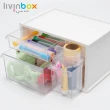 【livinbox 樹德】小幫手零件分類箱-4抽 A9-304(小物收納/可堆疊/透明/收屜/收納盒/收納箱)