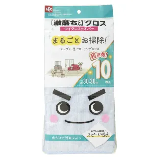 【LEC】激落免洗劑清潔巾10入(獨家奈米超細纖維特惠加大組)