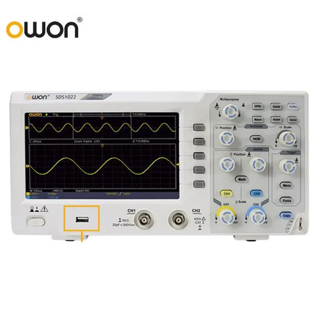 【OWON】SDS系列20MHz 基礎入門示波器 SDS1022(示波器)