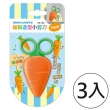 【SIMBALION 雄獅文具】SS-102  蔬果造型小剪刀 附磁鐵(3入1包)