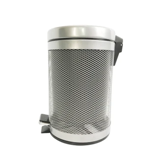 高級烤漆時尚腳踏式3L垃圾桶(小型/辦公室/桌子/腳踏/台灣製造)