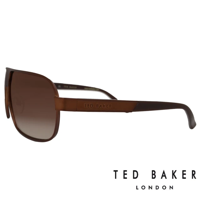 TED BAKER 英倫紳士日常大框款太陽眼鏡(TB1241-175 咖啡)