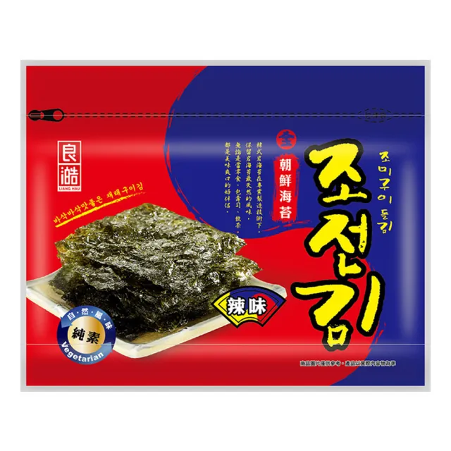 【良澔】金朝鮮海苔-精選辣味(36g/包)