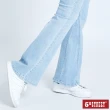 【5th STREET】女超彈性破損喇叭褲-漂淺藍