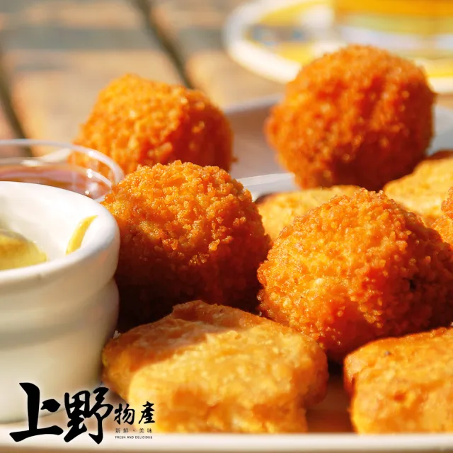 【上野物產】嚴選紅龍辣味搖搖雞球x3包(1000g±10%/包)
