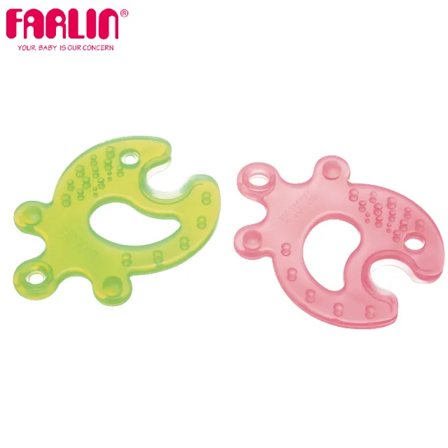 【Farlin】兒童益智趣味拼圖固齒器0M+(全矽膠/共2色)