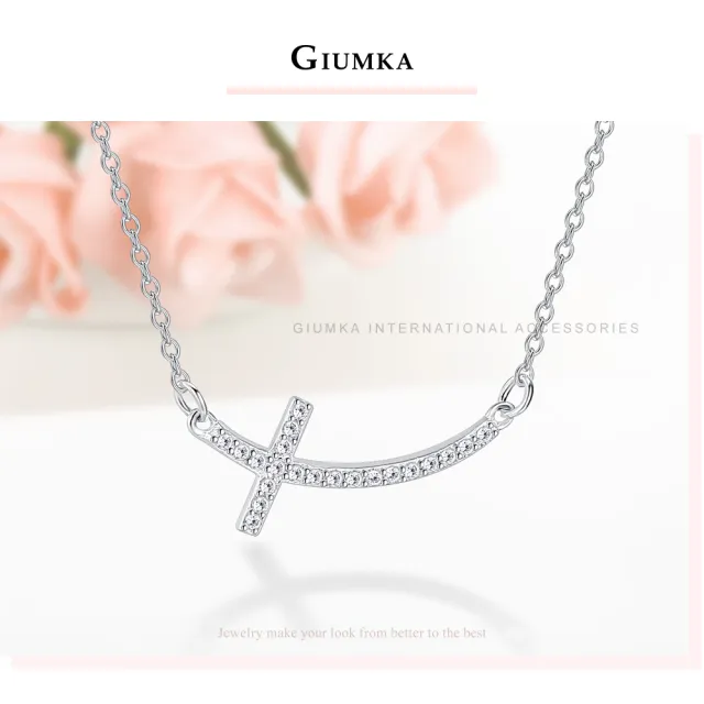 【GIUMKA】純銀項鍊．祝福．十字架．短項鍊(新年禮物)