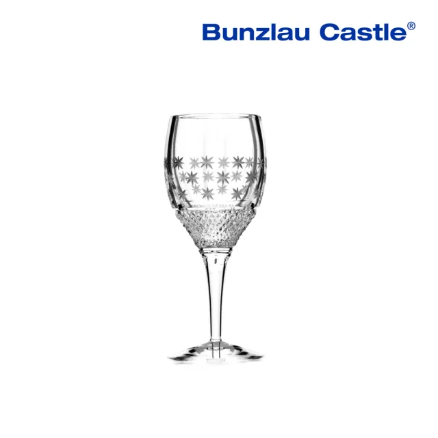 【BUNZLAU CASTLE】Shimmering stars水晶白酒杯 220ml