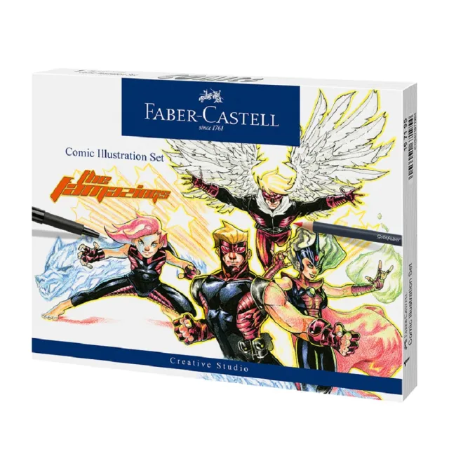 【Faber-Castell】167195漫畫15件組-超人家族