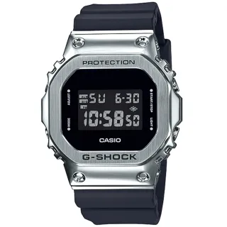 【CASIO 卡西歐】G-SHOCK 經典系列 耐衝擊構造電子手錶 情人節 禮物(GM-5600U-1)