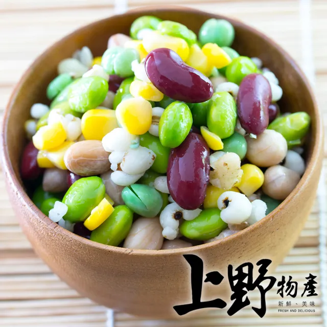【上野物產】台灣產毛豆仁4包(500g土10%/包 素食 低卡)