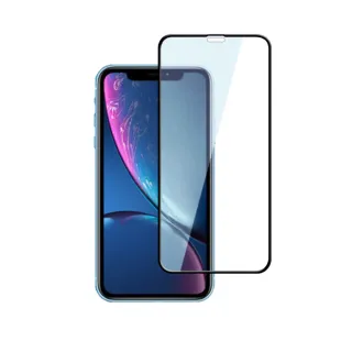 【General】iPhone 11 保護貼 i11 6.1吋 玻璃貼 全滿版抗藍光鋼化螢幕保護膜(極簡黑)