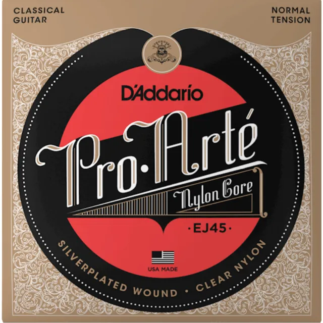 【D’Addario】EJ45 中張力 古典吉他弦 28-43(台灣公司貨 品質有保障)