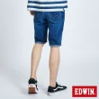 【EDWIN】男裝 503基本復古牛仔短褲(中古藍)