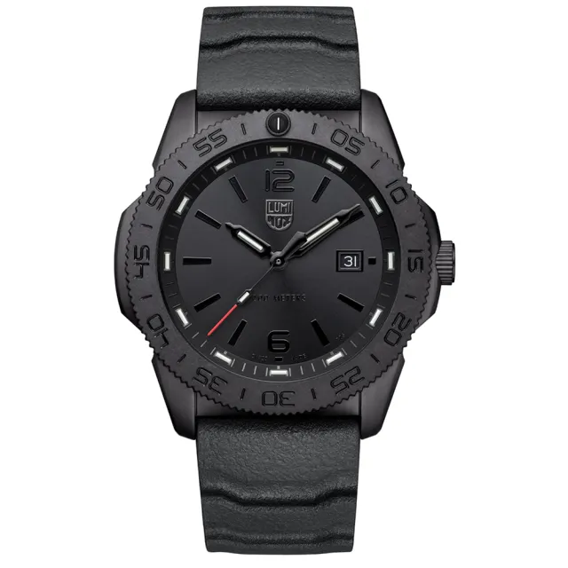 【LUMINOX 雷明時】Pacific Diver 3121太平洋潛行者(迷霧黑 /44mm 3121.BO)