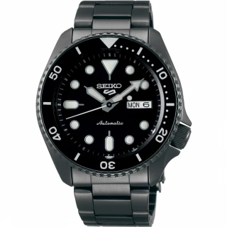 【SEIKO 精工】5 Sports 系列潮黑機械錶 618年中慶(4R36-07G0SD/SRPD65K1)