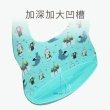 【PUKU 藍色企鵝】Yummy矽膠圍兜(藍色/粉色/黃色/綠色/巧克力)